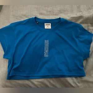 gymshark xs cropped tee shirt
